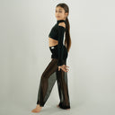 spodnie BLACK MESH FLOW