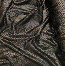 fabric BLACK SEQUIN RAINBOW HOLO