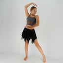 Top CORSET GLOW GRAPHITE