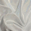 lycra WHITE&SILVER HOLO